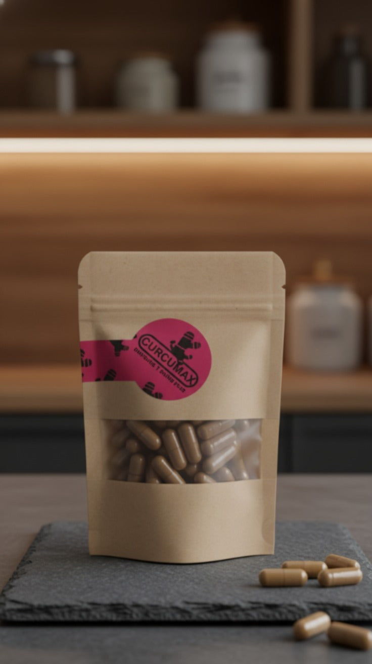 Bolsa de 60 cápsulas de CÚRCUMA Y PIMIENTA NEGRA / neurofocus